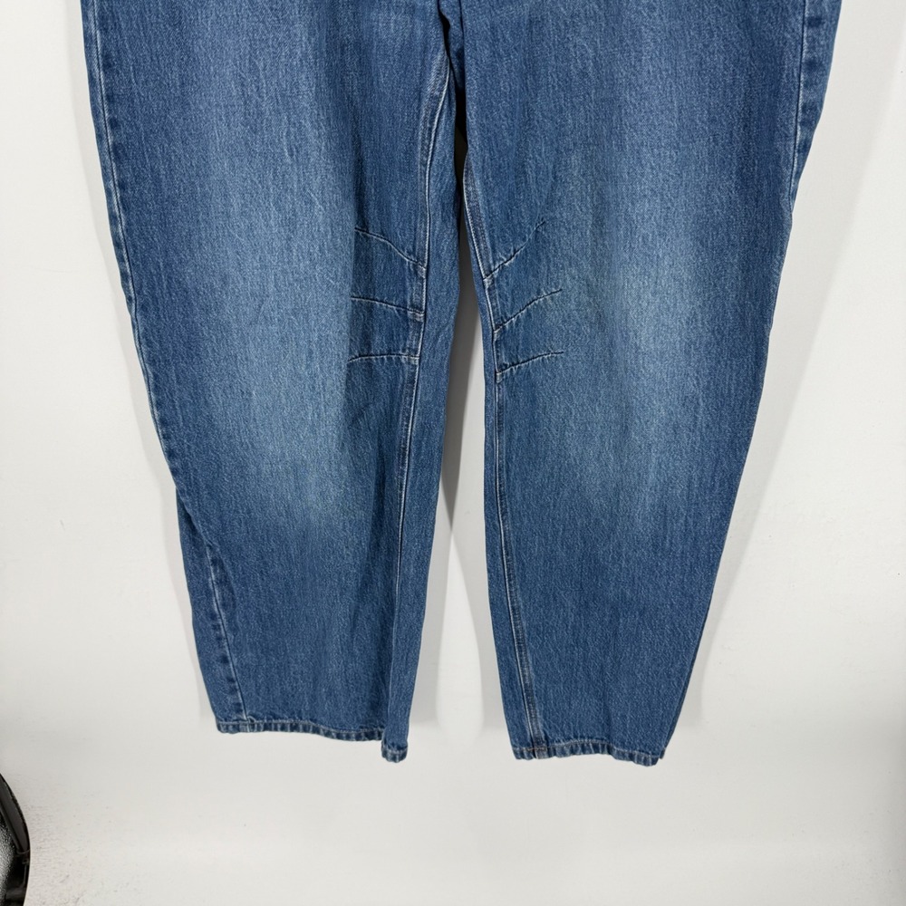 Wild Fable Mid-Rise Barrel Jean Blue 14 Casual Denim Streetwear Everyday - Picture 7 of 8